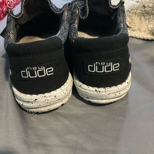 Men’s black hey dudes